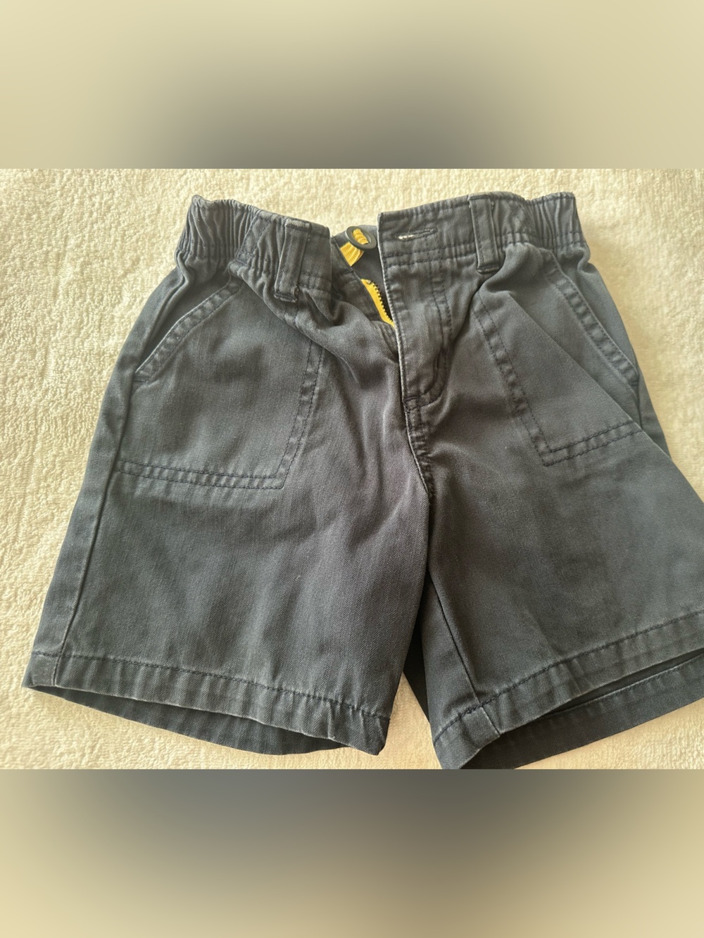 GAP Boys Black Elastic-Waist Casual Shorts